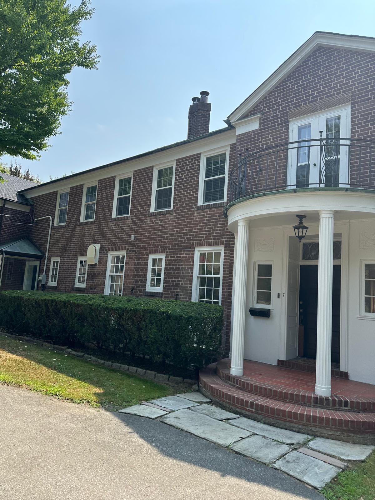 Downspout flushing and gutter cleaning