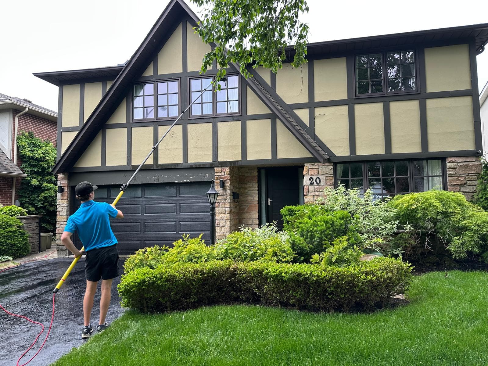 Detailed window track and frame cleaning