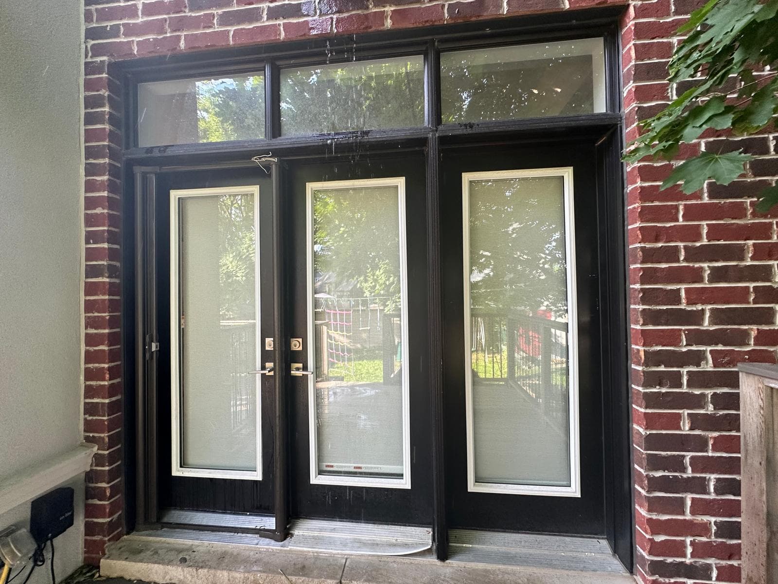 Exterior window washing for Toronto residence